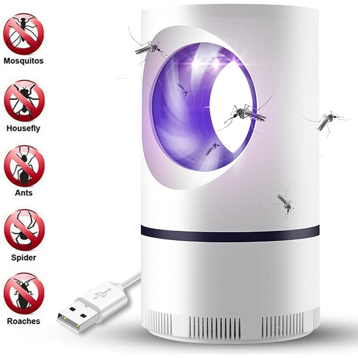 NoBzzz™ -
Lampe Anti-Moustique UV – Sans produits chimiques, Silencieuse & Sûre