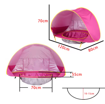 SunBébé™ - Baby beach tent with pool